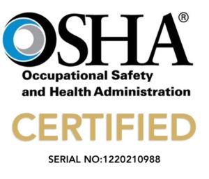 OSHA CERTIFIED CONTRACTOR